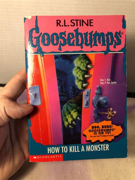 Vintage How To Kill A Monster Goosebumps By Rl Stine Etsy Ireland