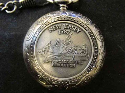 Vintage New Jersey 1787 Pocket Watch Crossroads Of The