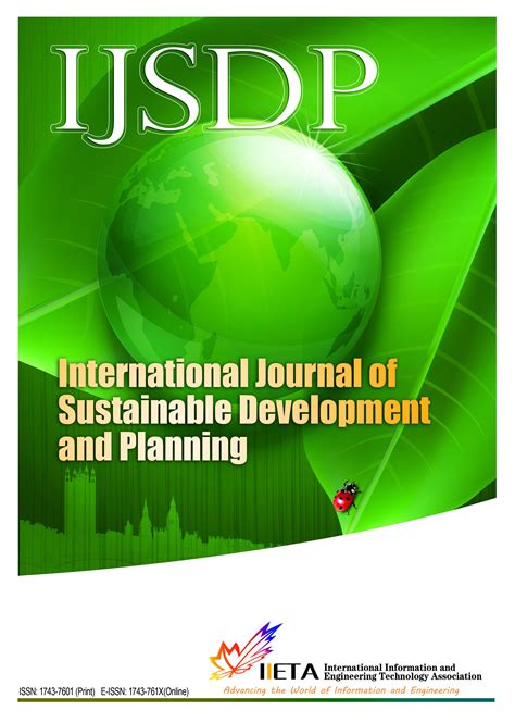 international journal of sustainable development and planning iieta