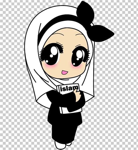 Cartoon Muslim Islam Female Png Anak Cucu Animaatio Anime Art
