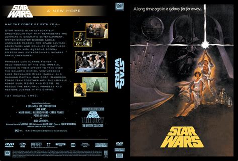 Star Wars A New Hope Movie Dvd Custom Covers 308the Dean Star