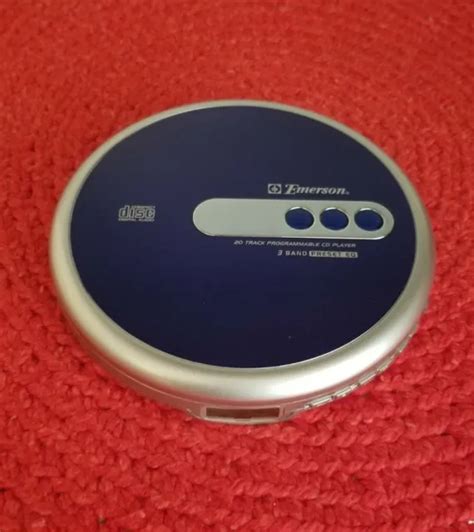 Emerson Cd Portable Compact Disc Player Hd7998bl Programmable Tested
