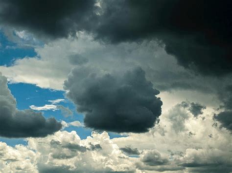 Overcast Sky On Blue Sky · Free Stock Photo