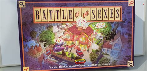 Battle Of The Sexes Board Game Spears 1990 Retro Complete Etsy