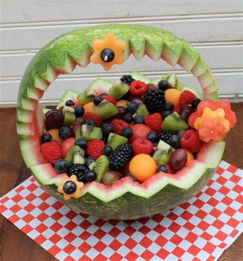 Outnumbered 3 To 1 How To Make A Festive Watermelon Fruit Basket