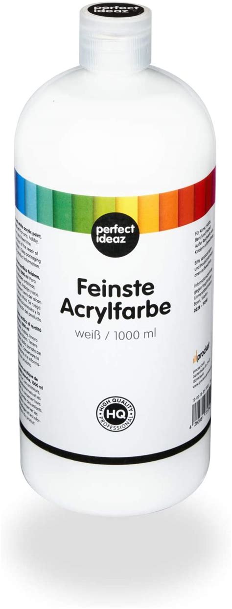 pintura acrilica blanca 1000ml -Actualizado 2021 |TodoBricolaje.