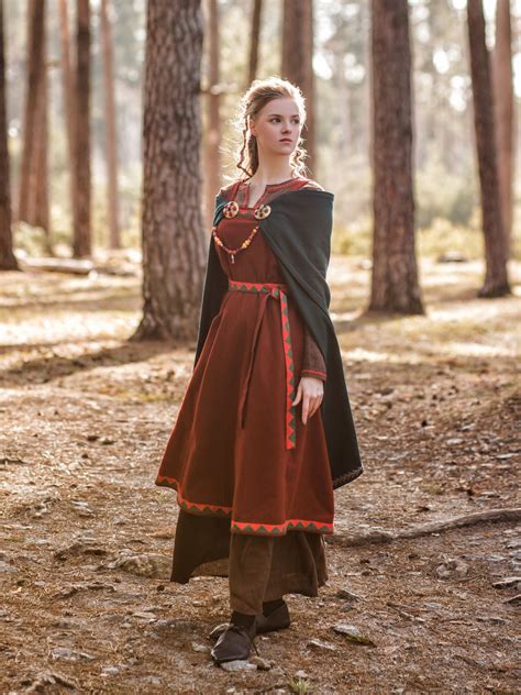 Viking Clothing Idunn Style Viking Dress Viking Clothing Celtic Dress