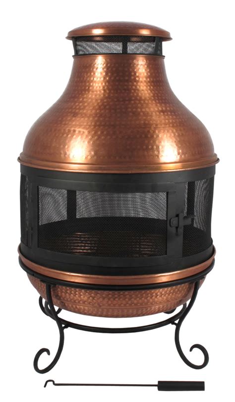 Check spelling or type a new query. Better Homes & Gardens Copper Chiminea Fire Pit, Wood Fuel ...