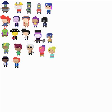 100 free brawl stars images on transparent background. Pixilart - Brawl Stars characters by Totoro34