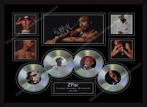 Tupac 2pac Shakur Signed Memorabilia Limited Edition Autographed A4
