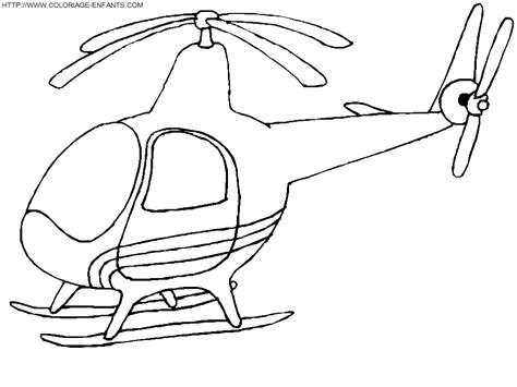 Dibujo Helicoptero A Colorear Paginas De Dibujos Transportes Para Los