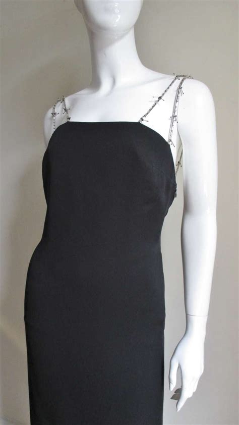 1990s Gianni Versace Dress With Beaded Straps For Sale At 1stdibs