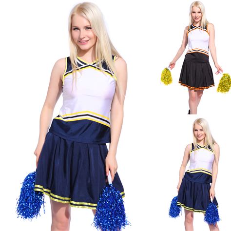Diy Cheerleader Kostüm Cheerleading Cheer Leader Uniform Girl Rock Mini