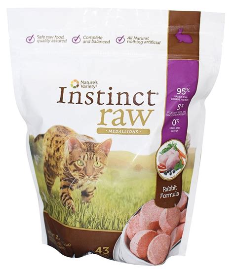We only recommend products and services we wholeheartedly endorse. Nature's Variety Raw Frozen Rabbit Medallions Cat 2.7 ...