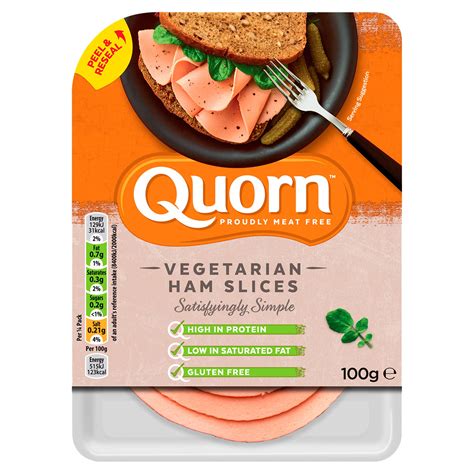 Quorn Vegetarian Ham Slices 100g Sandwich Fillers Iceland Foods