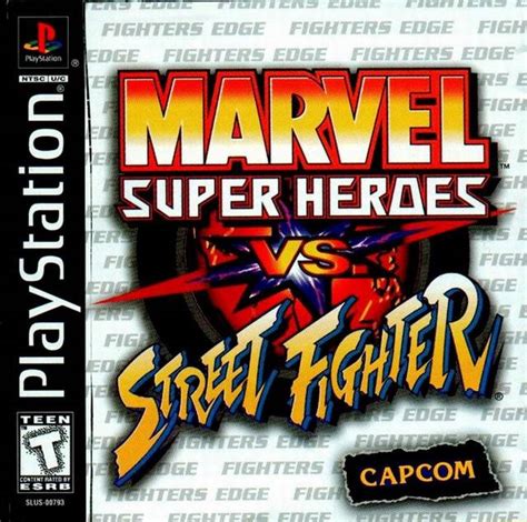 Marvel Super Heroes Vs Street Fighter Sony Playstation