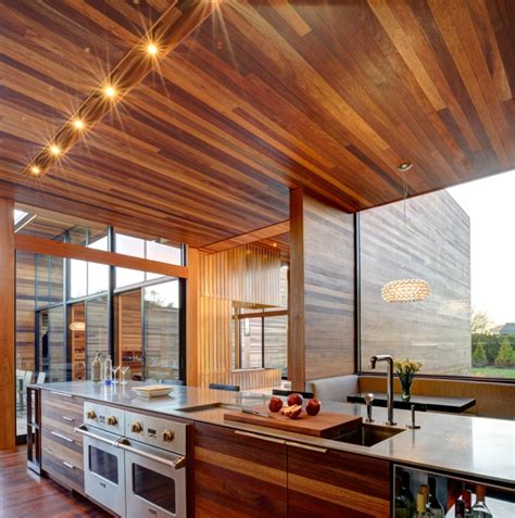 18 Wood Panel Ceiling Designs Ideas Design Trends Premium Psd