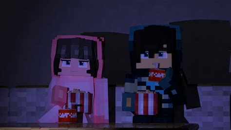 Friend Rendered Our Skins Wearing Axolotl And Warden Onesies Minecraft
