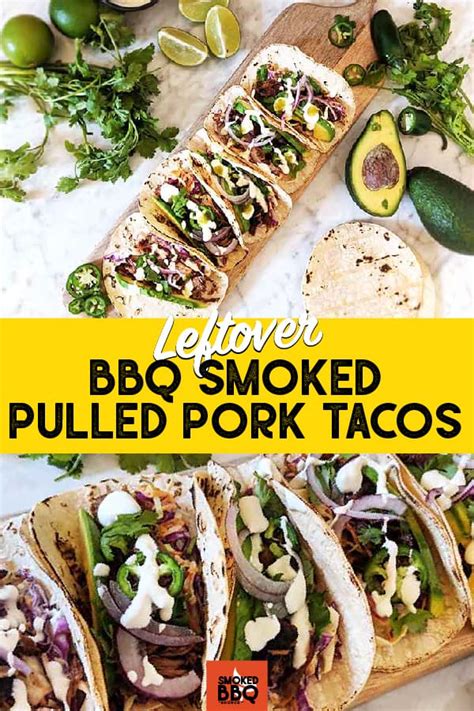 Pulled pork tacos, pizza, sandwiches and lots more delicious recipes. Put your leftover pulled pork to good use with these 15 pulled pork recipe ideas. Pulled por ...