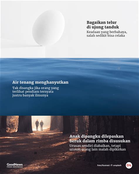 Peribahasa Indonesia Terpopuler Dan Artinya Bagian Infografik Gnfi