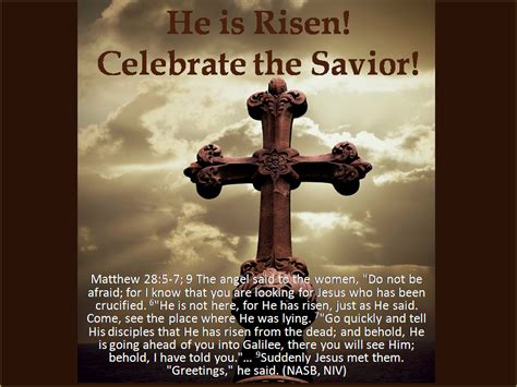 He Is Risen On Sunday Many Will Celebrate The Easter Holiday With