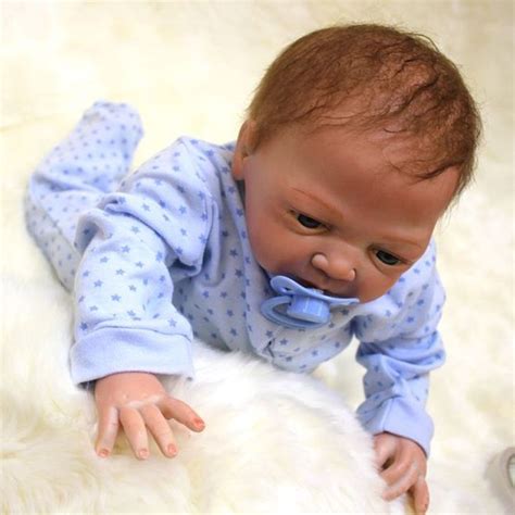 50cm New Handmade Cute Baby Boy Doll Silicone Realistic Dolls For