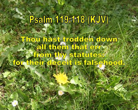 Susies Musings Psalm 119118 Weeds