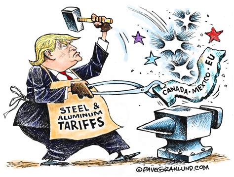 Trump Tariffs Editorial Cartoons