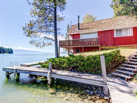 Small Cozy Cabin On Flathead Lake Sleeps 4 With Private Dock Near