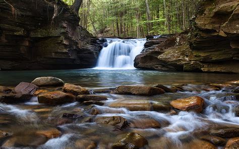 Mill Creek Falls Pa Pennsylvania Fondos De Escritorio Hd Fondo De