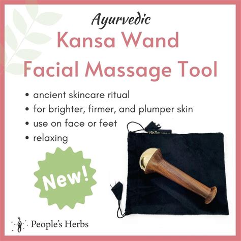 Kansa Wand Ayurvedic Facial Massage Tool Facial Massage Tool Kansa Wand Massage Tools