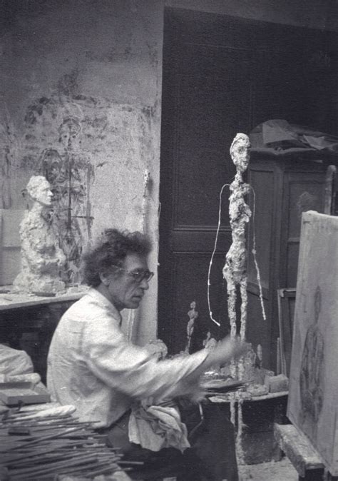 Alberto Giacometti Alberto Giacometti Artist Studio Artist At Work