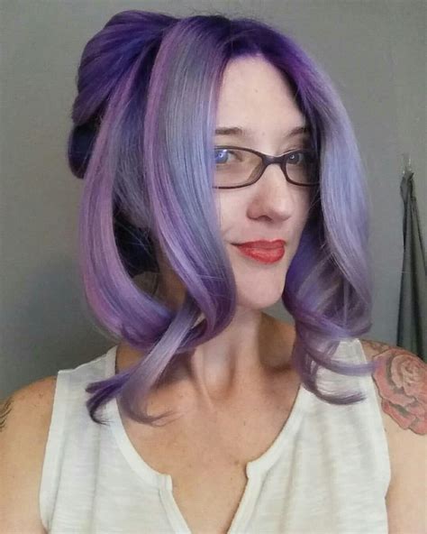 pulpriot purplehair gorgeous work by thehairygodmotherr purple hair hair styles long hair