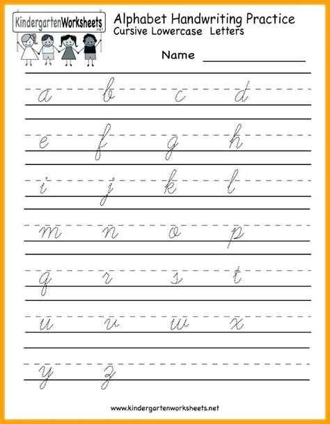 Free printable cursive alphabet cursive uppercase alphabet. 24 Alphabet Writing Practice Worksheets Pdf | Accounting ...