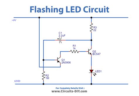 Simple Flashing Led Using Transistors