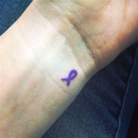 32 Amazing Cancer Ribbon Wrist Tattoos Wrist Tattoo Designs