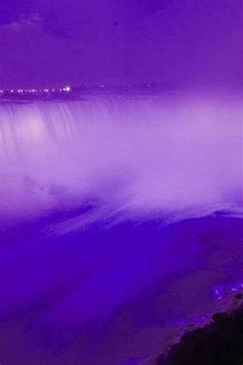 Niagara Falls Purple Display Got People Really Confused Fall Purple