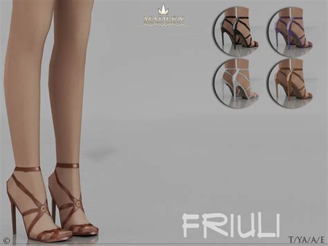 Mj95s Madlen Friuli Shoes In 2021 Sims Sims 4 Cc Kids Clothing