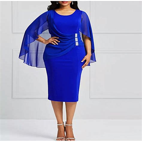 Fashion Fashionable Ladies Dress Blue Best Price Online