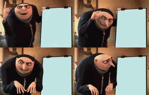 Gru Whiteboard Meme Template Memes Funny Pictures With Captions