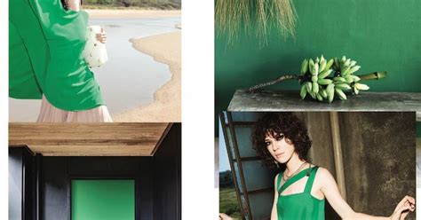 Fashion Vignette Trend X Color Emerald Green Ss 2021