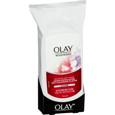 Olay Regenerist Avanced Anti Aging Micro Exfoliating Facial Wipes 30