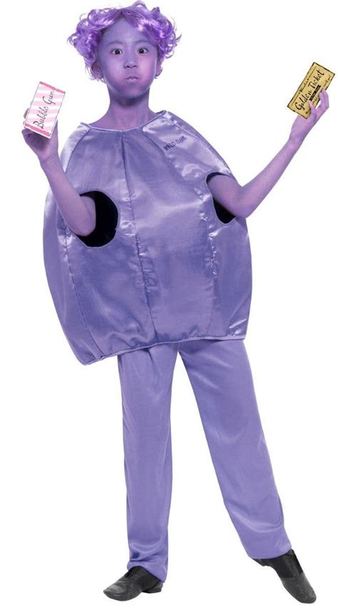 Girls Willy Wonka Violet Beauregarde Costume Kids Book Week Costumes