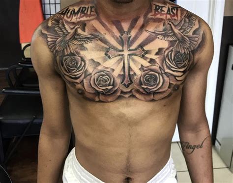 Chest Tattoo Stencils Chest Tattoo Drawings Full Chest Tattoos Men