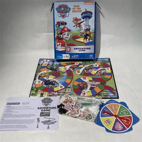 Spin Master Paw Patrol Adventure Game Board Game 100 Complete 1000