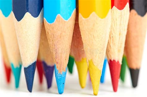 Colored Pencils Macro Stock Photo Image Of Colorful 26119320