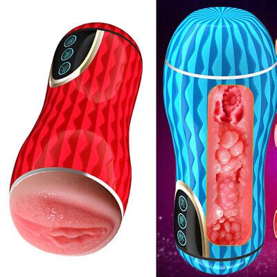 Sex Male Masturbators Realistic Vagina Pussy Cup For Men Handheld Trainer Toys Ebay