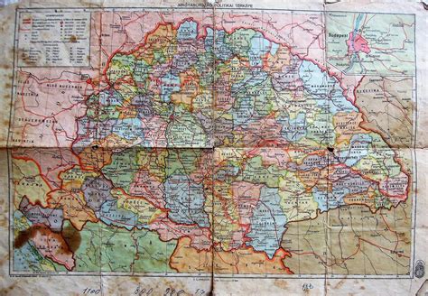 Magyarország térkép, magyarországi települések utcakereső. Magyarország régi térkép 2 oldalas | | ÖREGPÉNZ