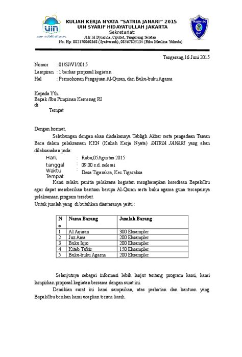 Barangkali anda sedang mencari cara menulis surat. Contoh Surat Permohonan Bantuan Al Quran - Download ...