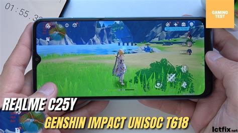 Realme C25y Genshin Impact Gaming Test Unisoc T618 4GB RAM YouTube